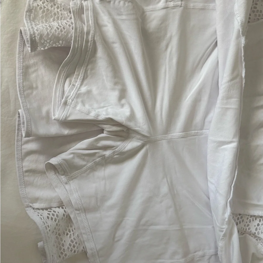 Lilly Pulitzer Coquina Tennis Skort Tennis Monkey Knit Jacquard Resort White - Picture 8 of 8